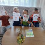 Рисование ватными палочками «Осенний лес»