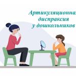 Артикуляционная диспраксия у дошкольников
