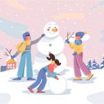 Зимние игры на улице для всей семьи