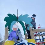 Наша снежная зимняя прогулка