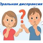 Оральная диспраксия